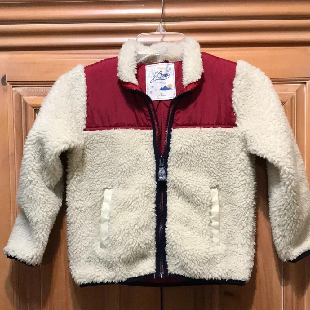 J. Crew Faux Fur Kids Jacket Size Small